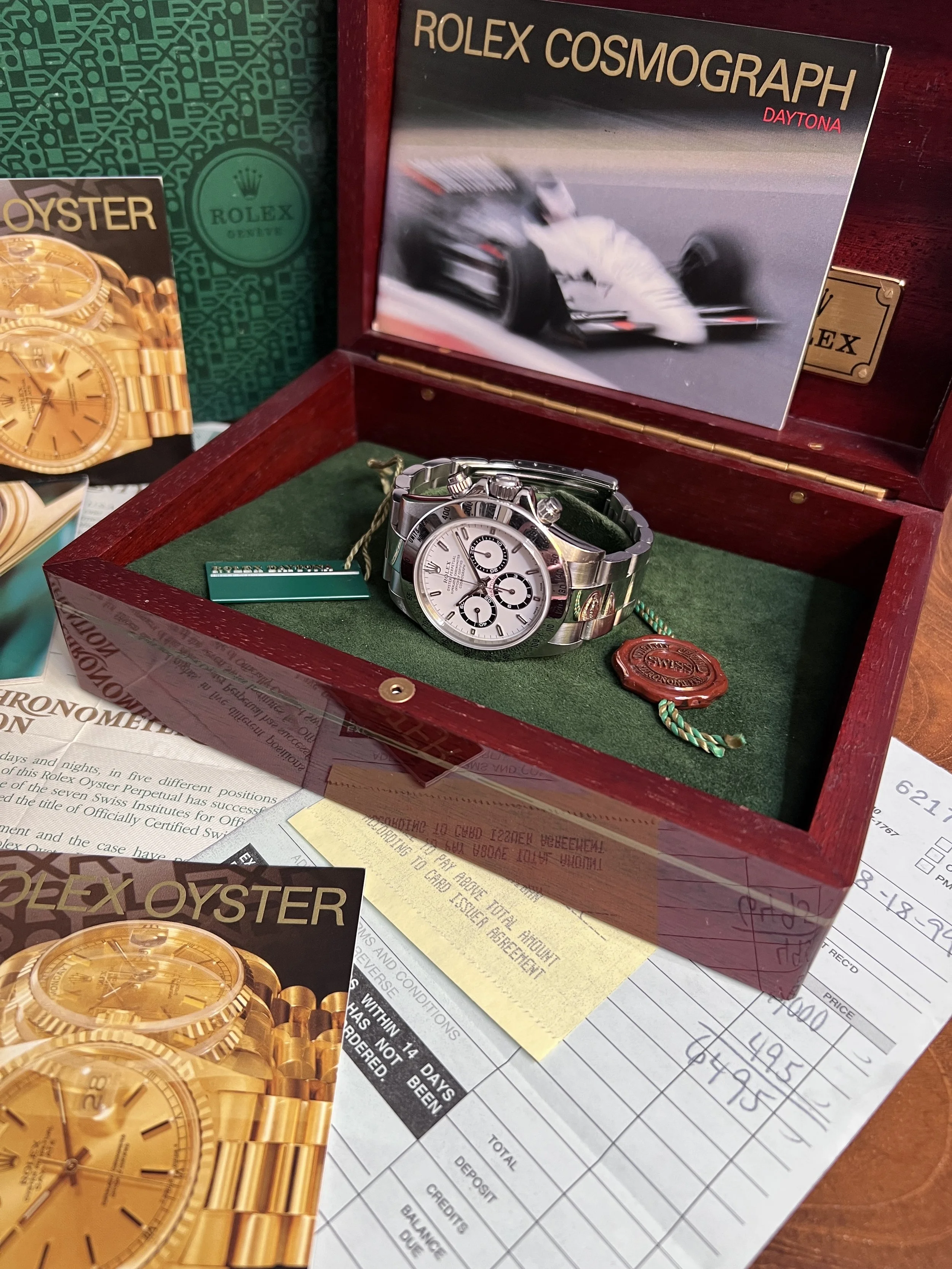 1999 Rolex Daytona 16520 Steel Chronograph Full Set — Shiny Happy